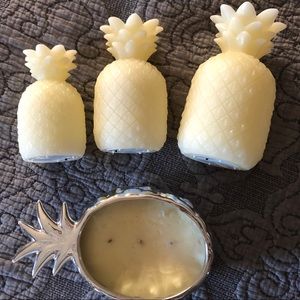 Pineapple decor (4 pieces)